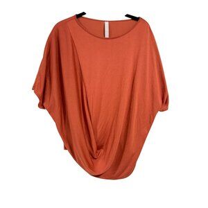 Athleta Dolman Tee Etruscan Red‎ (Orange) Size S